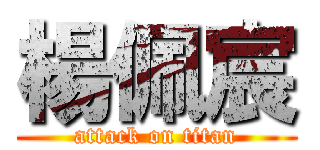 楊佩宸 (attack on titan)