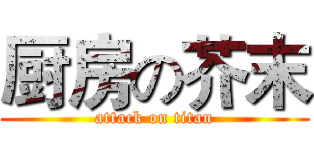 厨房の芥末 (attack on titan)
