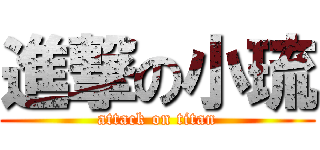 進撃の小琉 (attack on titan)