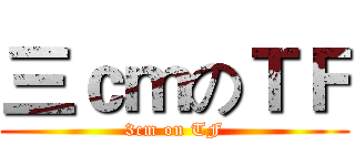 三ｃｍのＴＦ (3cm on TF)