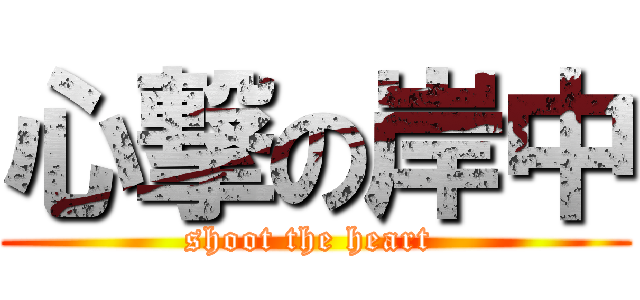 心撃の岸中 (shoot the heart )