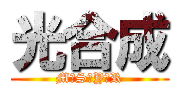 光合成 (M、S、Y、R)