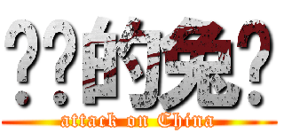 进击的兔酱 (attack on China)