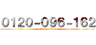 ０１２０－０９６－１６２ (attack on titan)