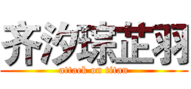 齐汐琮芷羽 (attack on titan)