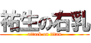 祐生の右乳 (attack on titan)