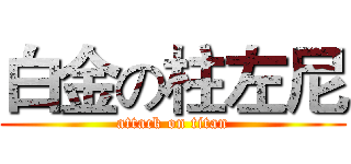 白金の柱左尼 (attack on titan)
