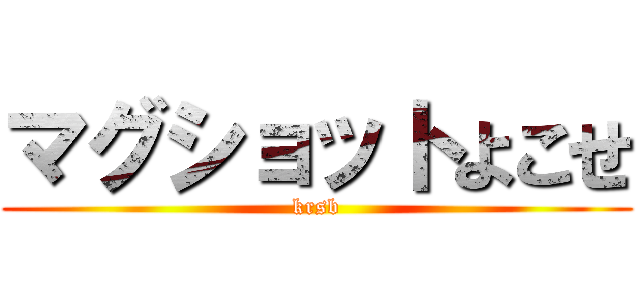 マグショットよこせ (krsb)