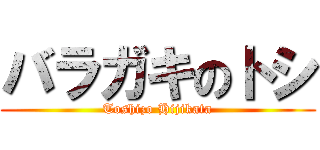 バラガキのトシ (Toshizo Hijikata)