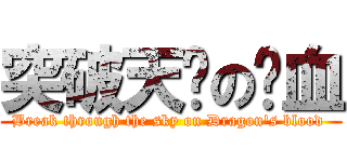 突破天际の龙血 (Break through the sky on Dragon\'s blood )