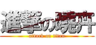 進撃の曉卉 (attack on titan)