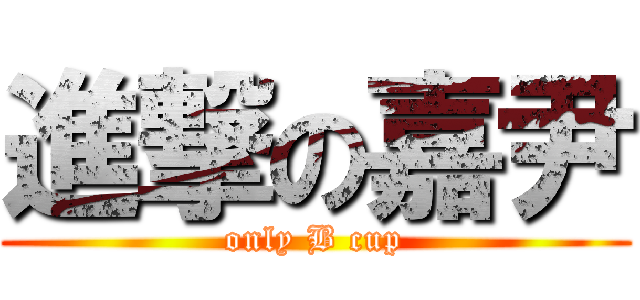 進撃の嘉尹 (only B cup)