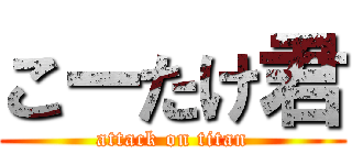 こーたけ君 (attack on titan)