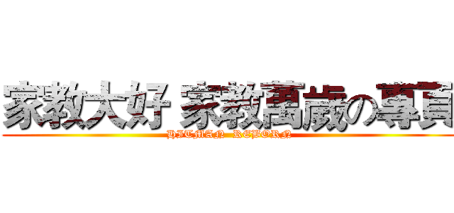 家教大好 家教萬歲の專頁 (HITMAN  REBORN)
