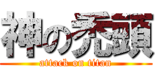 神の禿頭 (attack on titan)