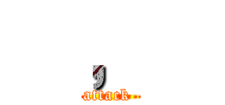 ， (attack )
