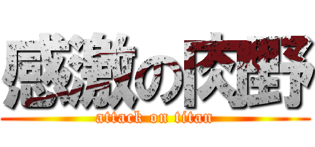 感激の肉野 (attack on titan)