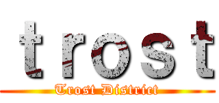 ｔｒｏｓｔ (Trost District)