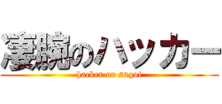 凄腕のハッカー (hacker on sugoi)