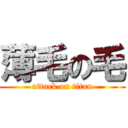 薄毛の毛 (attack on titan)