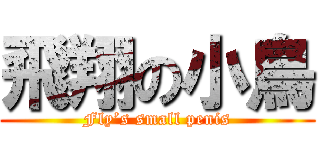 飛翔の小鳥 (Fly’s small penis)