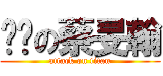 傻傻の蔡旻翰 (attack on titan)