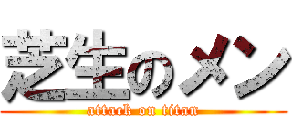 芝生のメン (attack on titan)