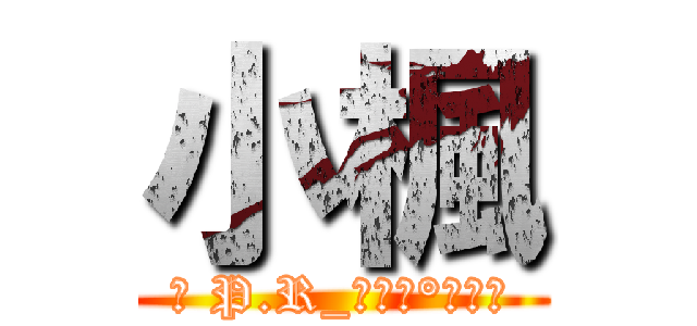 小楓 (☠ P.R_小楓〃°❤╪─)