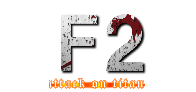 Ｆ２ (attack on titan)