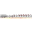 進撃のｐａｋｋｋｋｋｋｋｋ (attack on pakkkkkkkk)