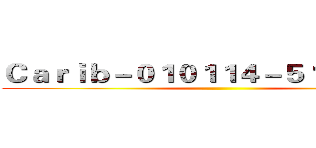 Ｃａｒｉｂ－０１０１１４－５１３－ＦＨＤ ()