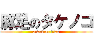 豚足のタケノコ (attack on titan)