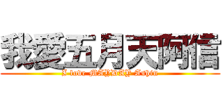 我愛五月天阿信 (I love MAYDAY Ashin)