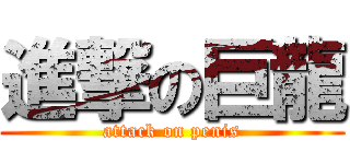 進撃の巨龍 (attack on penis)