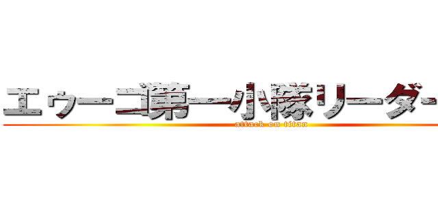 エゥーゴ第一小隊リーダーにぃに (attack on titan)