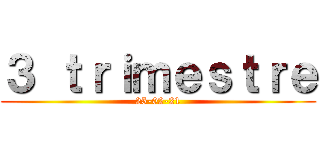 ３ ｔｒｉｍｅｓｔｒｅ (25-02-21)