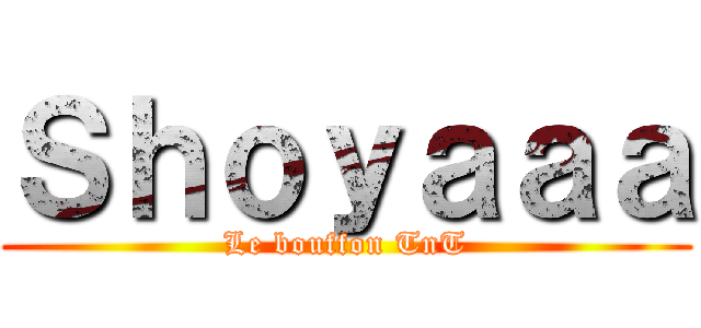 Ｓｈｏｙａａａ (Le bouffon TnT)