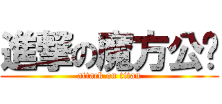 進撃の魔方公绘 (attack on titan)