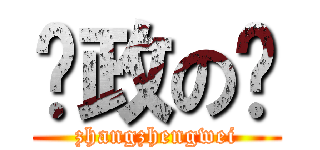 张政の伟 (zhangzhengwei)