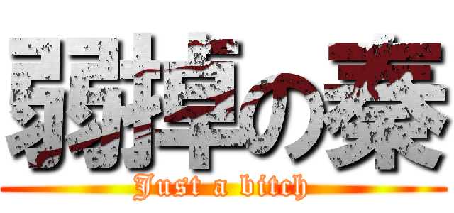 弱掉の秦 (Just a bitch)