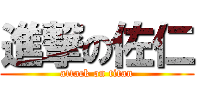 進撃の佐仁 (attack on titan)