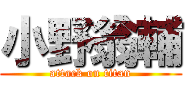 小野翁輔 (attack on titan)