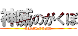 神威のがくぽ (GACKPOID)