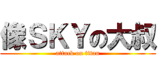 像ＳＫＹの大叔 (attack on titan)