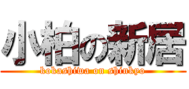 小柏の新居 (kokashiwa on shinkyo)
