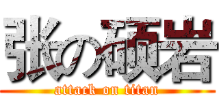 张の硕岩 (attack on titan)
