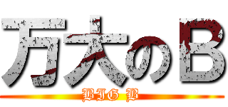 万大のＢ (BIG B)