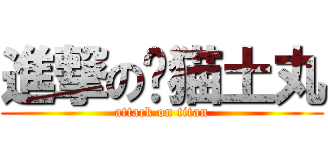 進撃の麵猫土丸 (attack on titan)