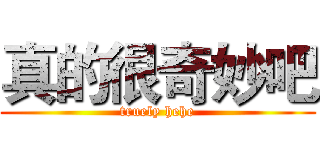 真的很奇妙吧 ( truely hehe )