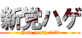 新党ハゲ (New party bald)